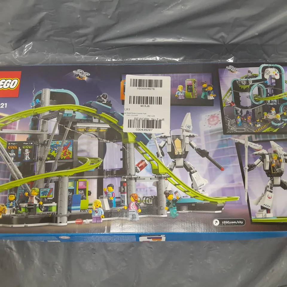 LEGO CITY ROBOT WORLD ROLLER-COASTER PARK TOY 60421 RRP £89.99