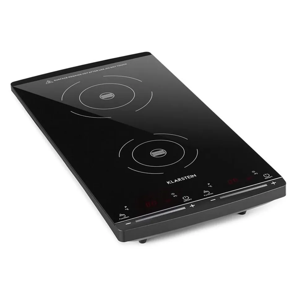 KLARSTEIN VARICOOK 2900W 2 RING PORTABLE INDUCTION HOB DARK GRAY