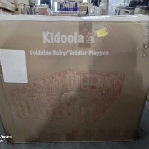 BOXED KIDOOLA FOLDABLE BABY/TODDLER PLAYPEN 