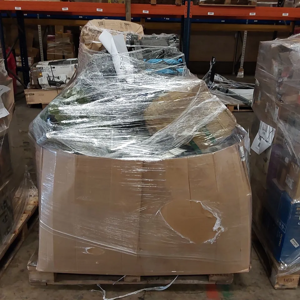 PALLET OF APPROXIMATELY 32 UNPROCESSED RAW RETURN HOUSEHOLD AND ELECTRICAL GOODS TO INCLUDE;