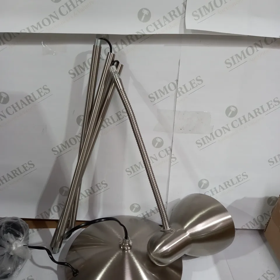 MYKKI FLOOR LAMP SATIN NICKLE FINISH