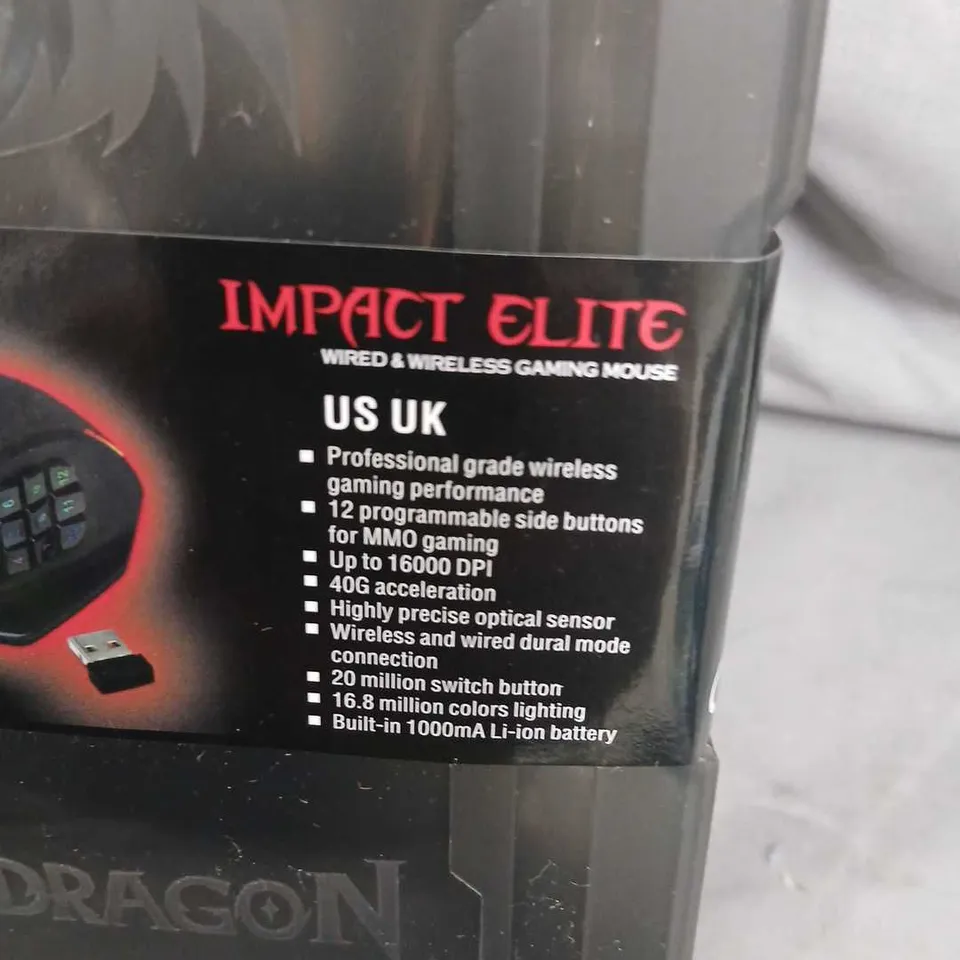 REDRAGON IMPACT ELITE WIRED & WIRELESS GAMING MOUSE