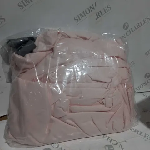 SUPERSOFT BY COZEE HOME EMBOSSED DIAMOND 6 PIECE DUVET SET PALE PINK