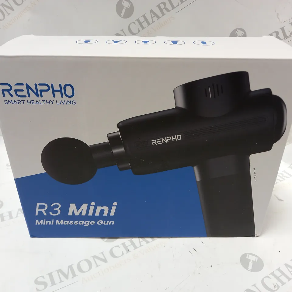 BOXED RENPHO R3 MINI MASSAGE GUN