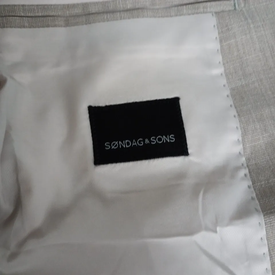 SONDAG & SONS BLAZER CASUAL IN BEIGE - LARGE