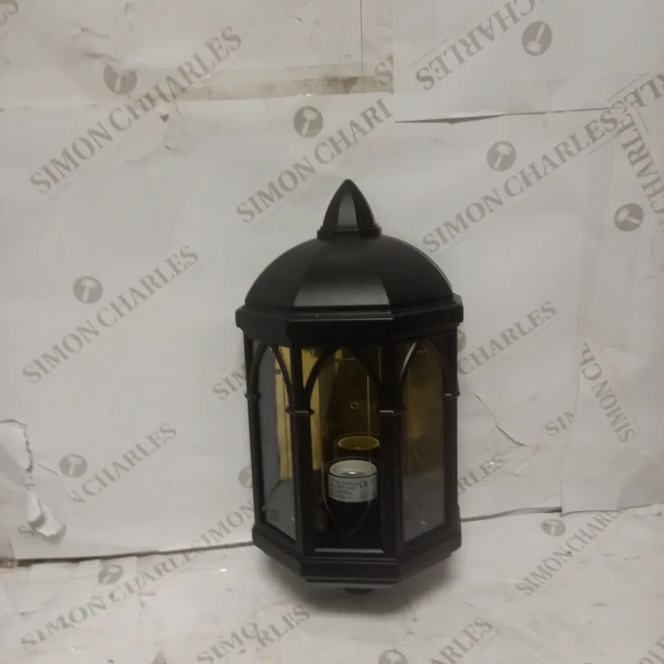 ENDON VICTORIAN INSPIRED OUTDOORS WALL-HANGING WALL LIGHT FITTING IN BLACK, MAX WATT 60W E27 240V 50HZ