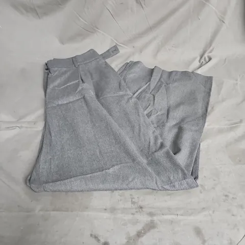 TALA WIDE LEG TAILORED 33" TROUSER IN CHARCOAL SIZE M