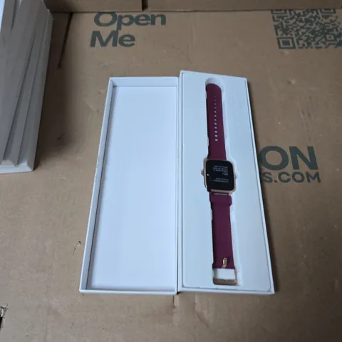 LETSCOM SMART WATCH HEALTH TRACKER – BOXED WITH PURPLE STRAP
