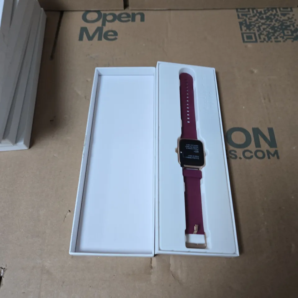 LETSCOM SMART WATCH HEALTH TRACKER – BOXED WITH PURPLE STRAP