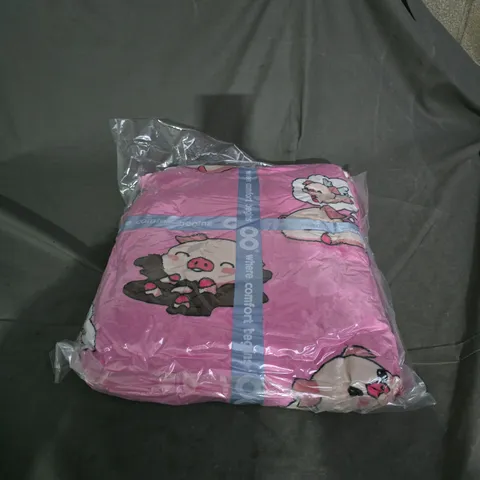 THE OODIE PINK ONESIZE, PIG DESIGN. BAGGED