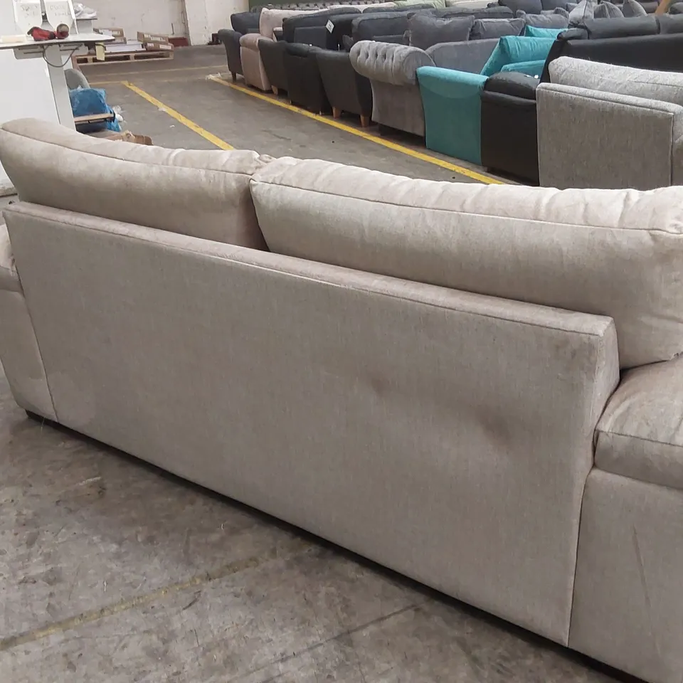 ELIZA FABRIC 3 SEATER SOFA - BEIGE RRP £749