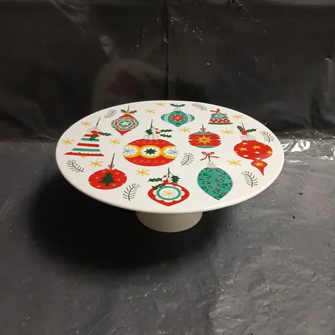 DEXAM CHRISTMAS CAKE STAND IN WHITE