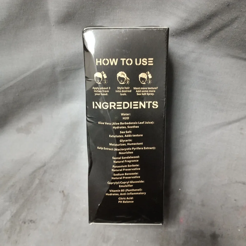 BASED BODYWORKS SEA SALT SPRAY – HAIR TEXTURISING SPRAY, BOXED