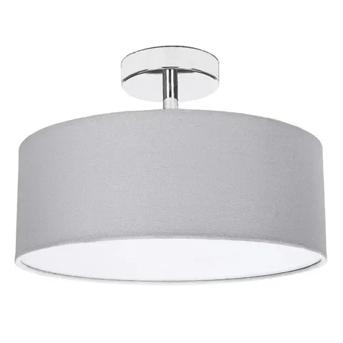 BOXED ELBIN FABRIC SEMI FLUSH MOUNT