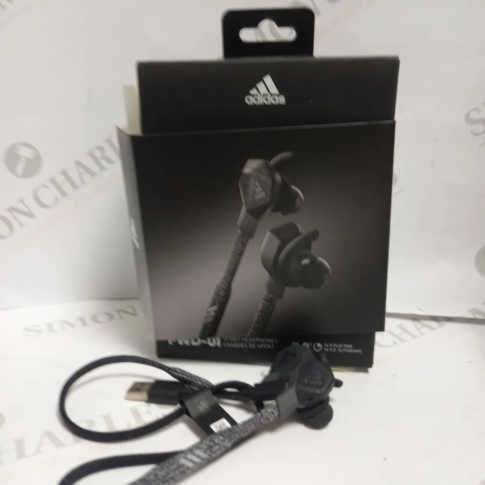 ADIDAS FWD-01 BLUETOOTH SPORT HEADPHONES - GREY