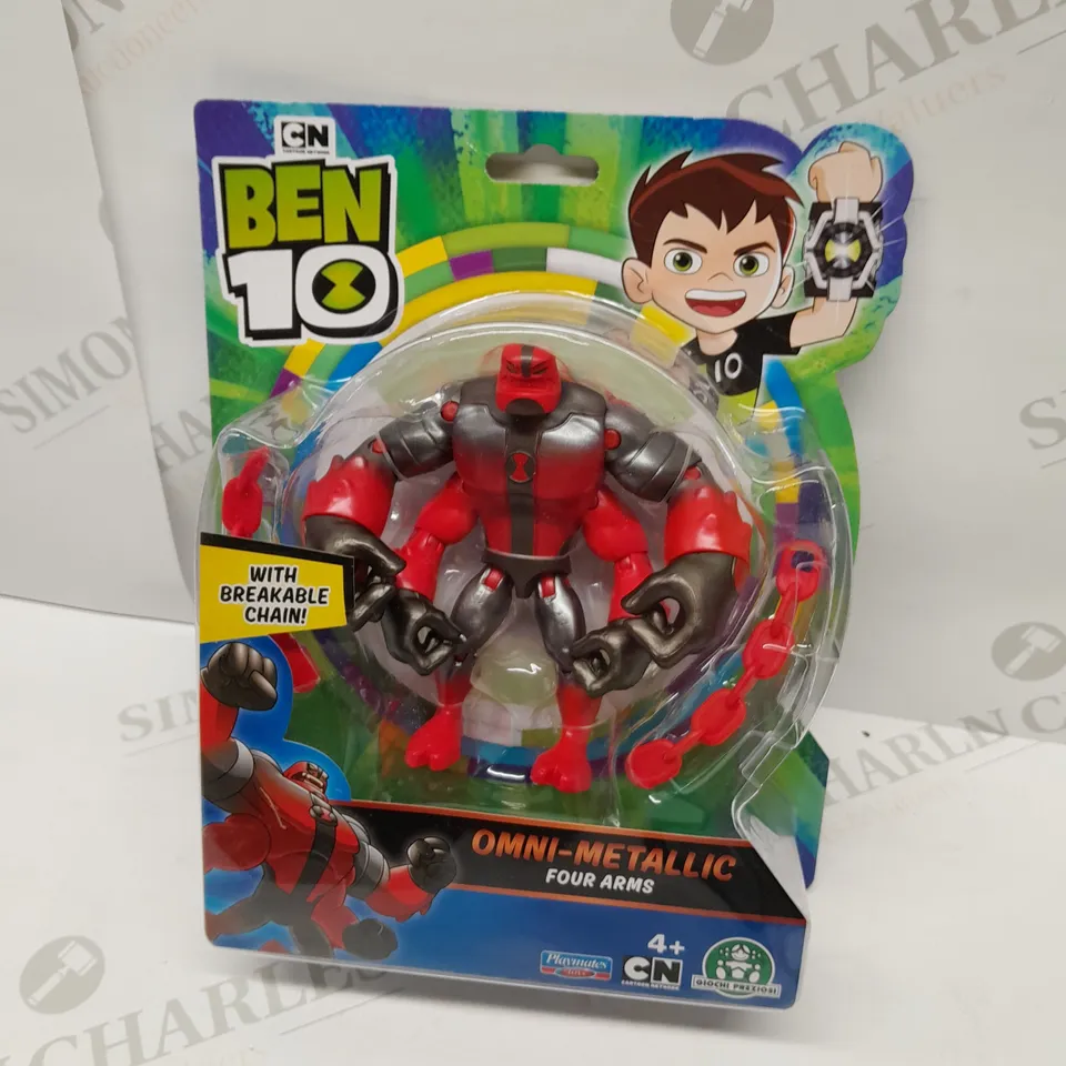 BRAND NEW BOXED BEN 10 OMNI METALLIC FOUR ARMS FIGURE