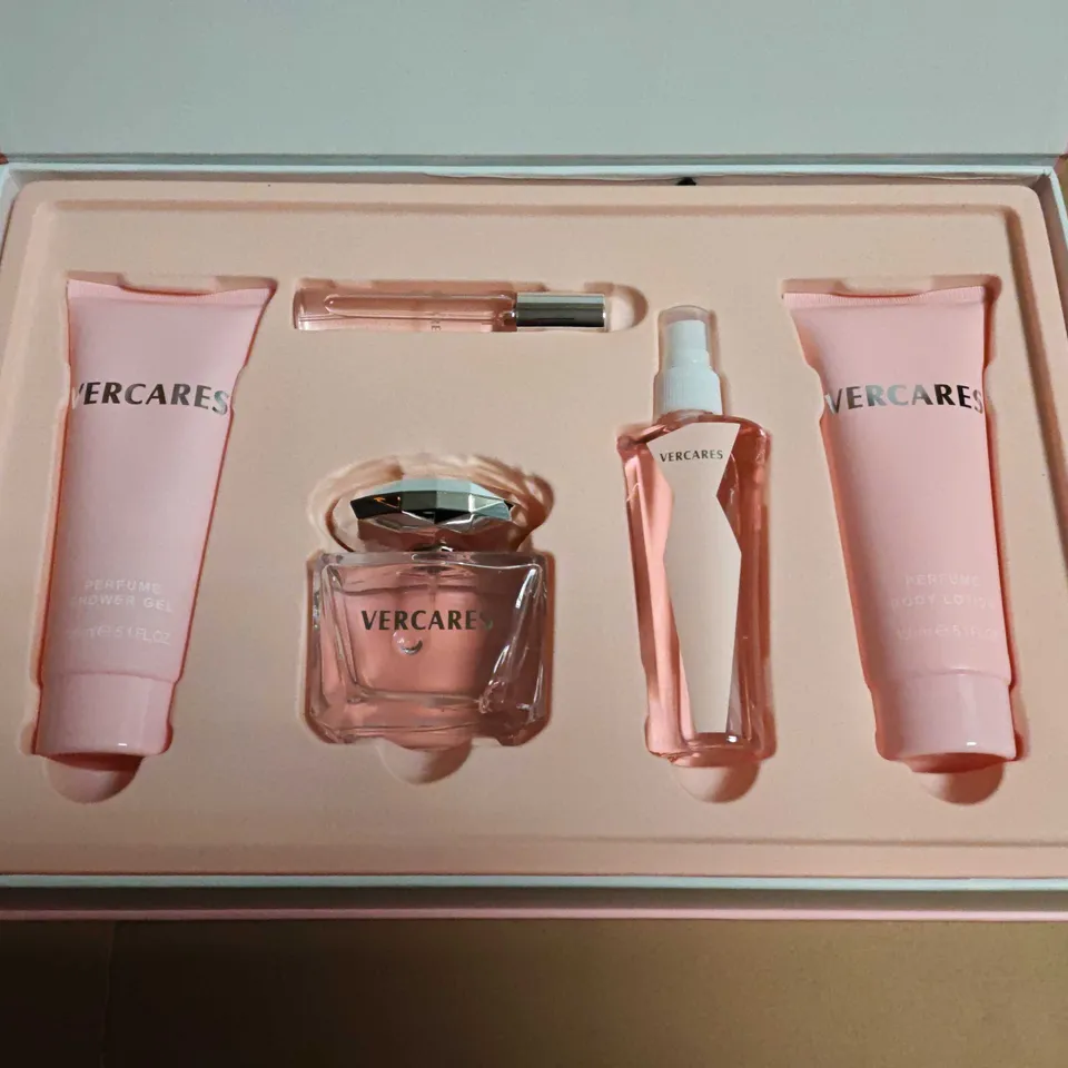 VERCARES 5-PIECE BEAUTY SET TO INCLUDE EAU DE PARFUM AND BODY LOTION