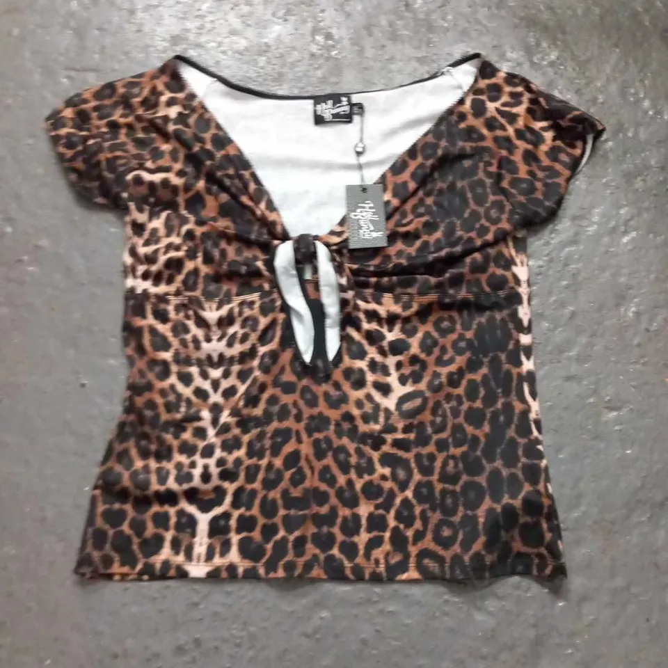 7 ASSORTED HELL BUNNY AND BANNED ALTERNATIVE TOPS IN ASSORTED SIZES