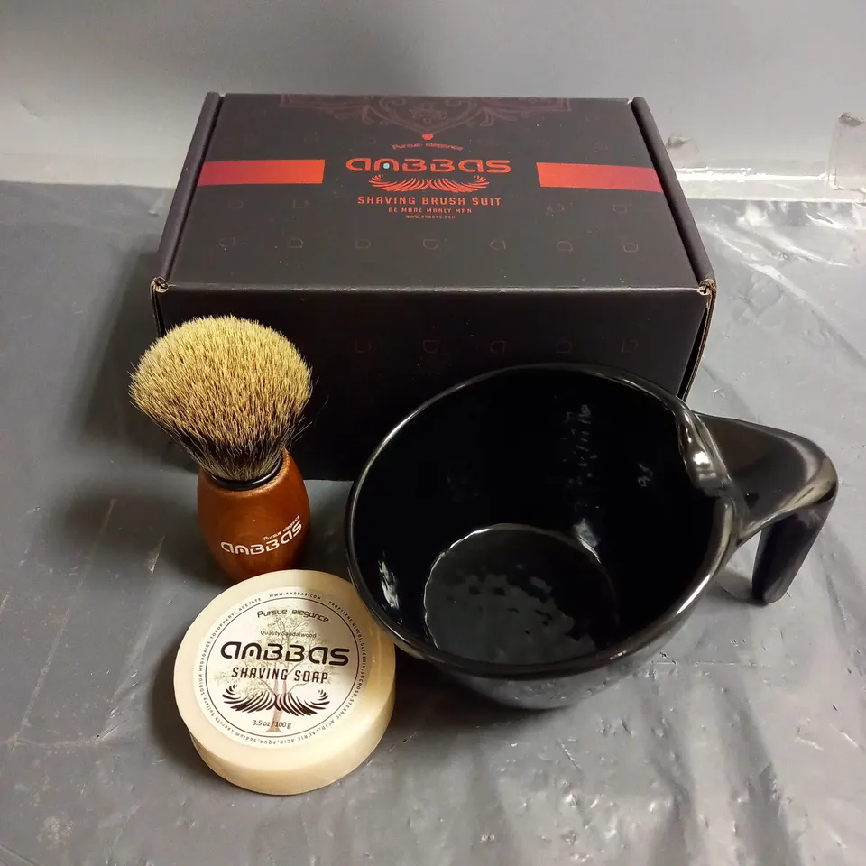 BOXED ANBBAS SHAVING BRUSH SUIT