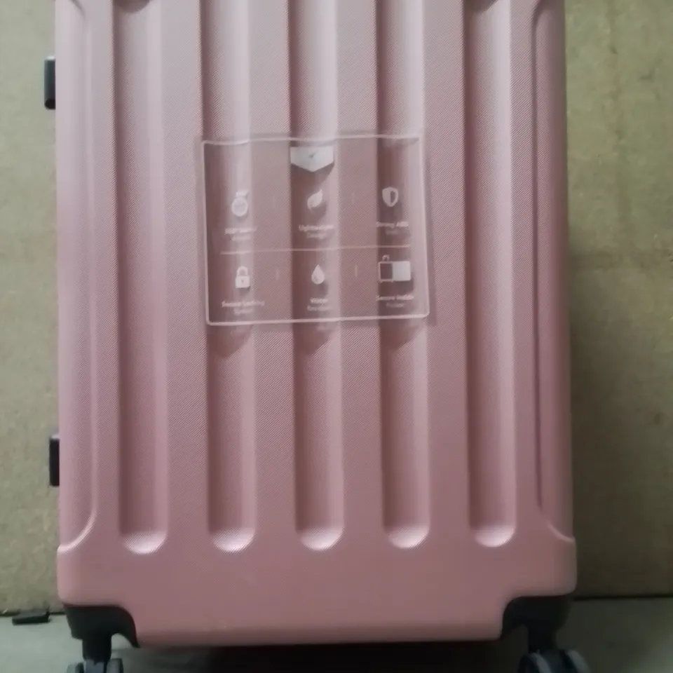 BOXED LUGG TRAVEL SUITCASE PINK