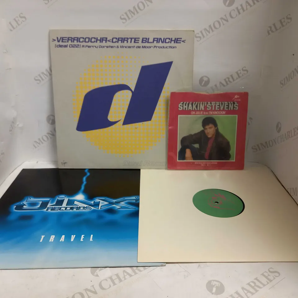 LOT OF APPROXIMATELY 12 ASSORTED VINYLS, TO INCLUDE NOW DANCE, FLASH GORDON, UNDER THE BRIDGE, ETC