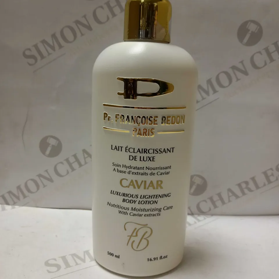 PR. FRANCOISE BEDON CAVIAR LUXURIOUS LIGHTENING BODY LOTION 500ML
