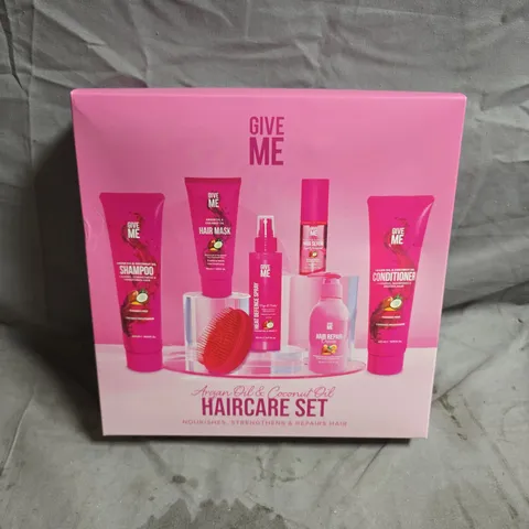 GIVE ME ARGAN & COCONUT OIL HAIRCARE GIFT SET 