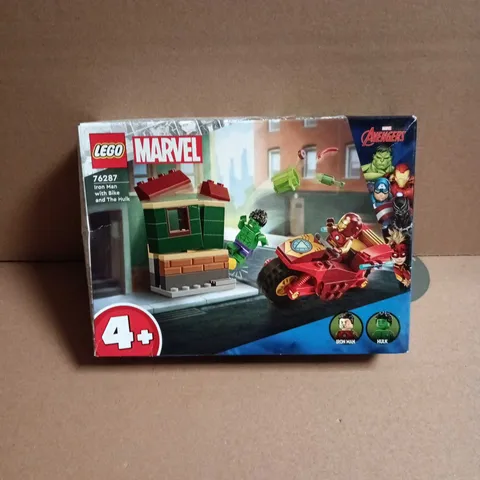 LEGO MARVEL 76287 IRON MAN WITH BIKE & THE HULK