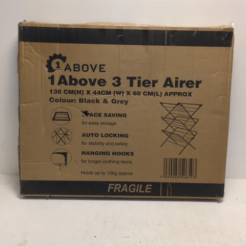 BOXED 1ABOVE 3 TIER AIRER