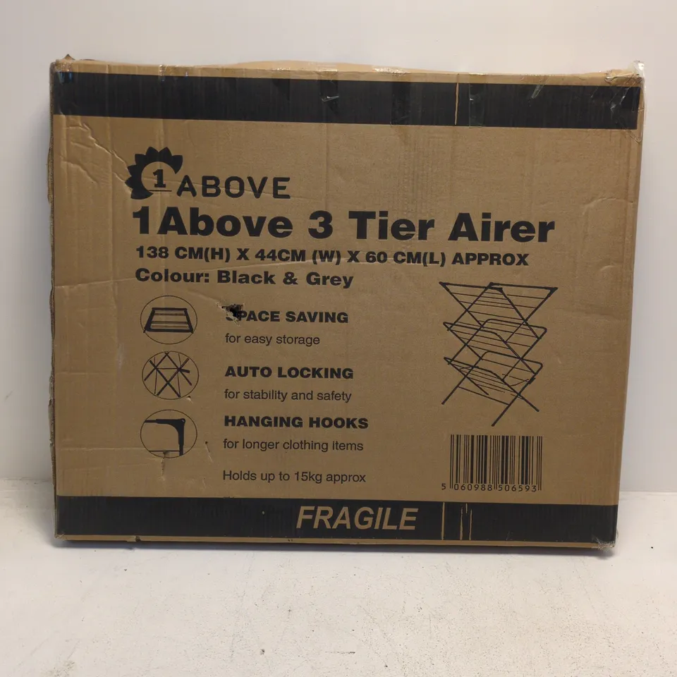 BOXED 1ABOVE 3 TIER AIRER