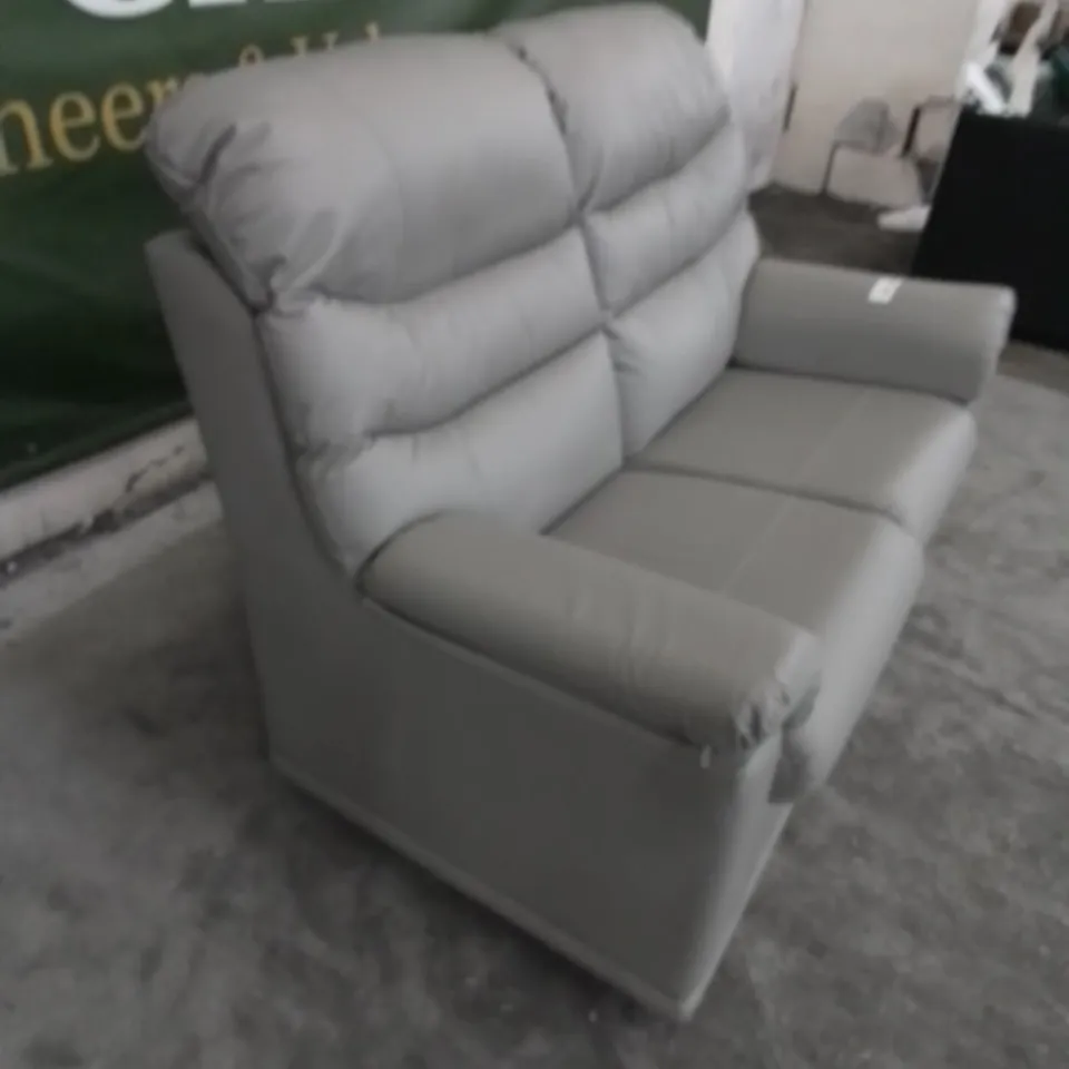 DESIGNER G PLAN MADE MALVERN CAMBRIDGE GREY TWO SEATER SOFA