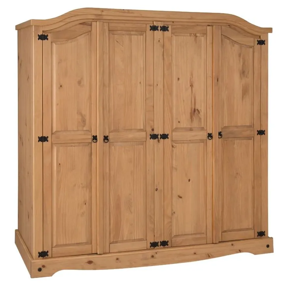 BOXED BRIDEWELL 4 DOOR WARDROBE 