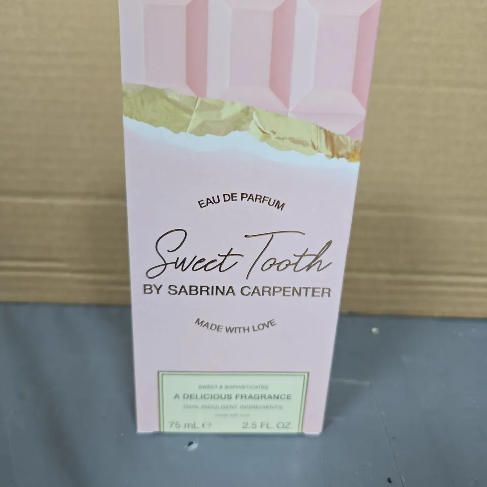 BOXED AND SEALED SWEET TOOTH BY SABRINA CARPENTER 75ML EAU DE PARFUM