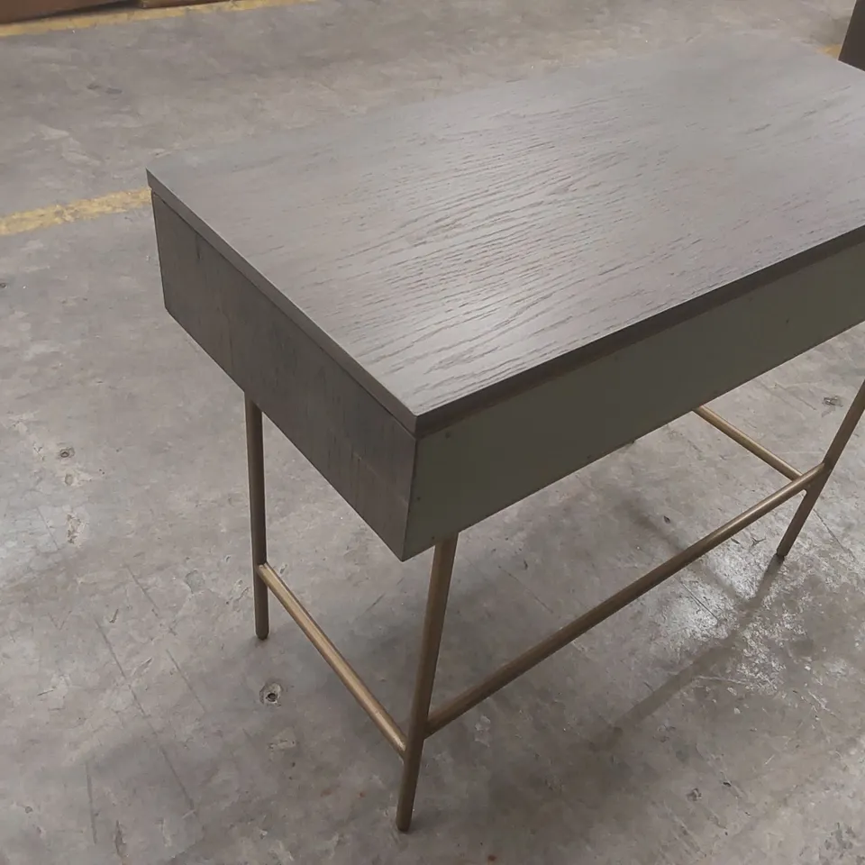 DESIGNER 2-DRAWER WOODEN CONSOLE TABLE