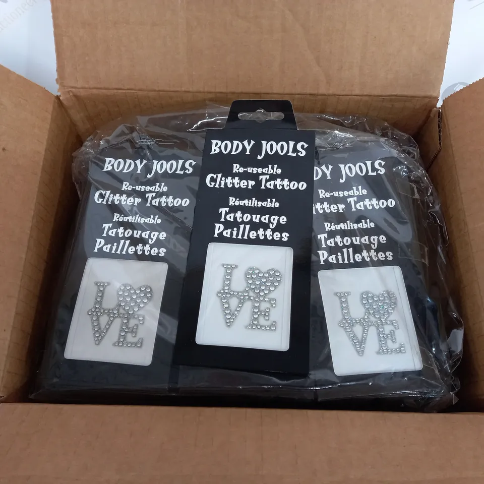 APPROXIMATELY 200 BODY JOOLS IN GLITTER LOVE DESIGN