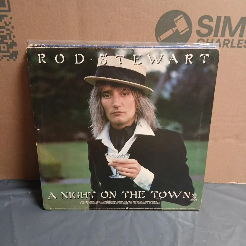 SEVEN ASSORTED VINYL LP'S TO INCLUDE; ROD STEWART – A NIGHT ON THE TOWN; CAT STEVENS – BUDDHA AND THE CHOCOLATE BOX; DEEPECHE MODE