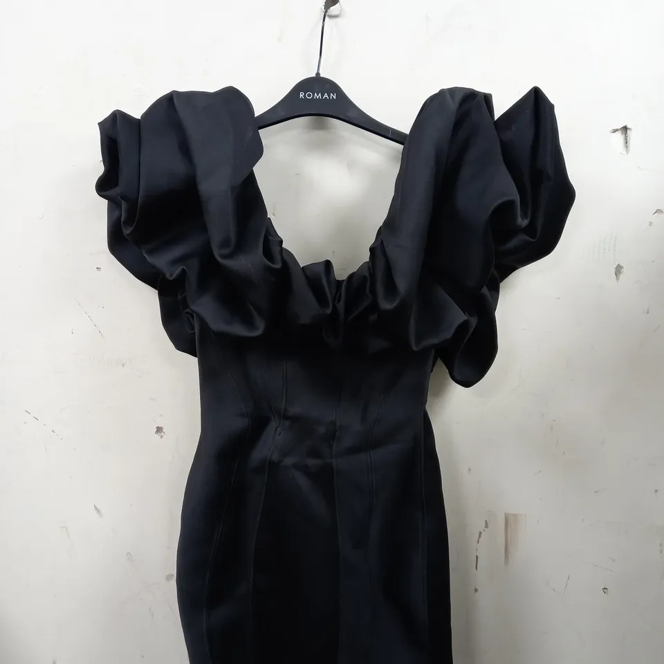 HOUSE OF CB LONDON BLACK DRESS - SIZE XS