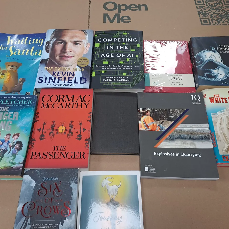 LARGE QUANTITY OF ASSORTED BOOK TO INCLUDE FICTION & NON FICTION - COLLECTION ONLY