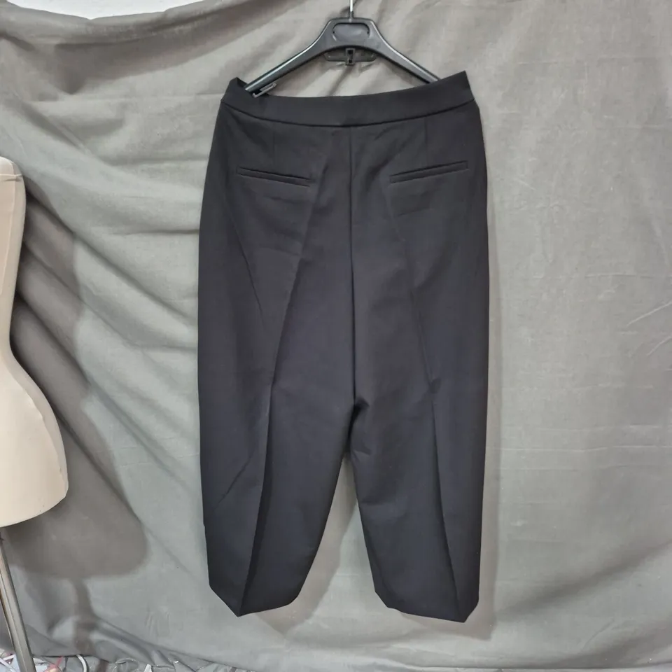 MANGO WOMEN’S BLACK TAILORED TROUSERS UK 10 (EU 38)