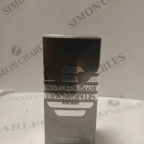 BOXED AND SEALED EMPORIO ARMANI DIAMONDS FOR MEN EAU DE TOILETTE SPRAY 75ML