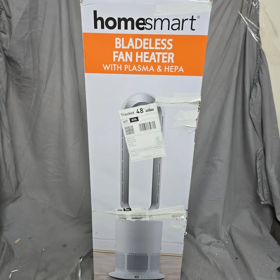 BOXED HOMESMART BLADELESS FAN HEATER IN WHITE