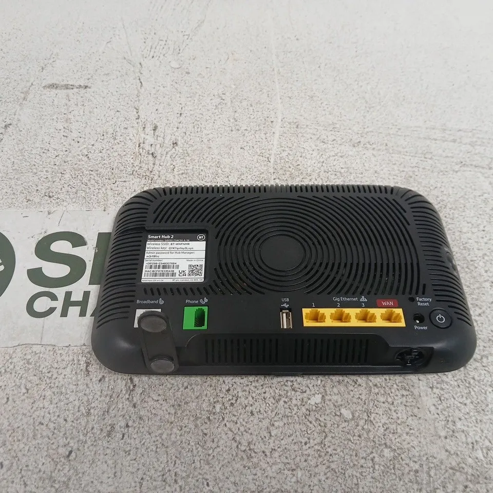 BT SMART HUB 2 WIRELESS ROUTER