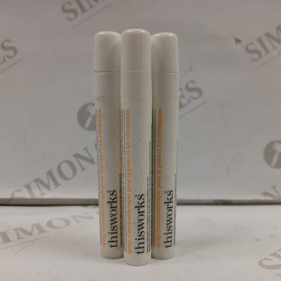 BOX OF APPROX 20 X 10ML THISWORKS MORNING EXPERT WAKE-UP SPRAY