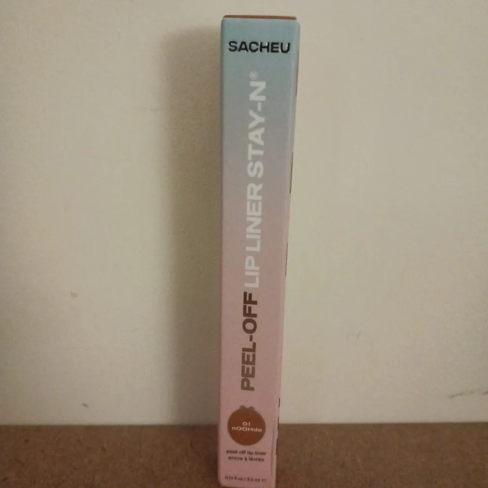 BOXED AND SEALED SACHEU PEEL-OFF LIP LINER STAY-IN 01 NOOHDE (3.5ML)