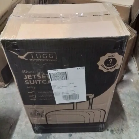 BOXED LUGG 40CM JETSET SUITCASE IVORY 