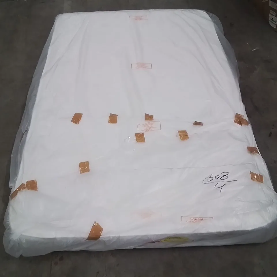 QUALITY BAGGED OPEN COIL SMALL DOUBLE MATTRESS 