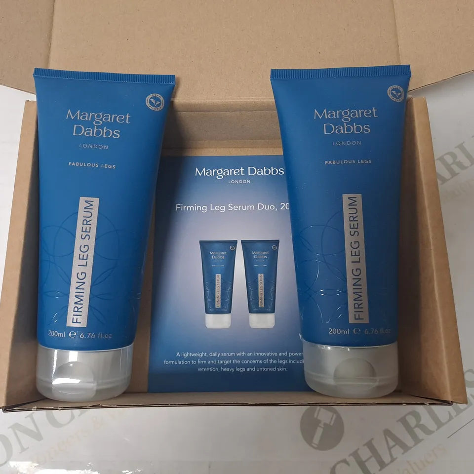 LOT OF 2 MARGARET DABS 200ML FIRMING LEG SERUMS