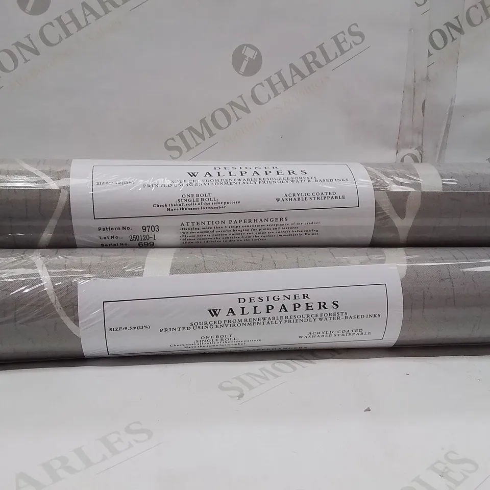 APPROXIMATELY 10 ROLL OF QUALITY DESIGNER WALLPAPER 