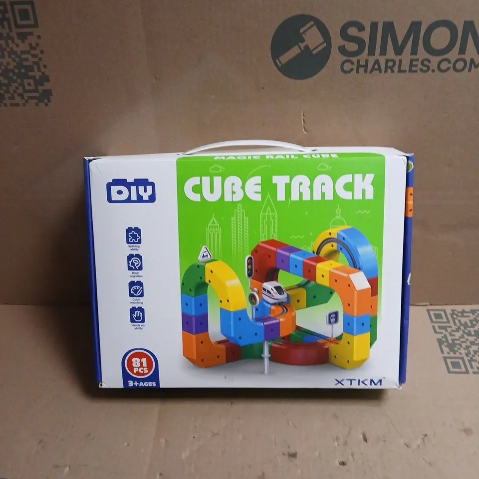 XTKM DIY CUBE TRACK 81 PIECES AGES 3+ BOXED