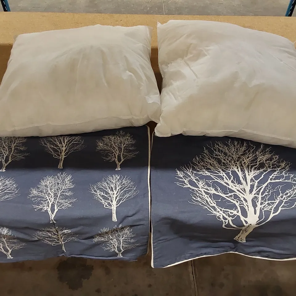 BAGGED POLYFILL RECTANGULAR SCATTER CUSHIONS WITH COVERS - SET OF 2 (1 ITEM)